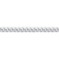 Unisex Silver Jewelco London Miami Cuban Court Curb Link Chain Bracelet 5mm 8.5"
