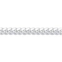 Silver Miami Cuban Court Curb Link Chain Bracelet 7mm 7.5" - GVCH56