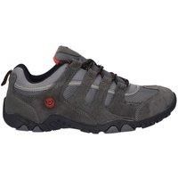 Hi-Tec Men/'s QUADRA II Walking Shoe, Charcoal/Zingy RED, 11 UK