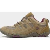 Ladies Womens Hi Tec Quadra Leather Hiking Walking Trail Lace Trainers Shoes
