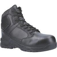 Magnum Strike Force 6.0 Side-Zip CT CP WP Uniform Size 7.5 Black Waterproof Safety Boots (955XP)