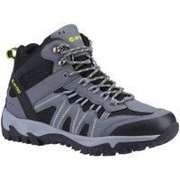 Hi-Tec Men/'s Jaguar MID WP Hiking Boot, Graphite/Black/Citron, 10 UK
