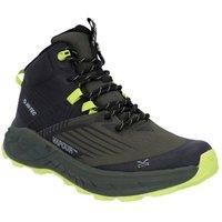 Hi-Tec Men's 'Fuse Trail Mid WP' Sports in Black | Size: 11