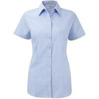 Russell Womens/ladies Herringbone Short Sleeve Work Shirt Si  BC2742