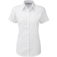 Russell Womens/ladies Herringbone Short Sleeve Work Shirt Si  BC2742