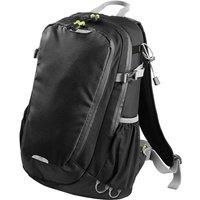 Quadra Apex 20 Litre Daypack/Backpack Bag (20L, Up To 15.6inch Laptop) (One Size) (Black)
