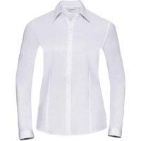 Russell Ladies/Womens Herringbone Long Sleeve Work Shirt Siz  BC2740