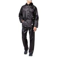 Result Men/'s Heavyweight Waterproof Jacket And Trouser Set Black Small