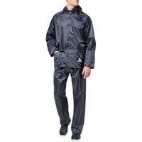 Result Mens Heavyweight Waterproof Rain Suit (Jacket & Trouser Suit) (XL) (Navy)