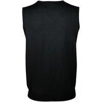SOL'S Men's Gentlemen Sleeveless V Neck Sweater Vest in Black | Size: XL