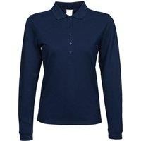 Tee Jays Womens/Ladies Luxury Stretch Long Sleeve Polo Shirt  BC3308