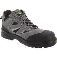 Grafters Mens Industrial Safety Hiking Boots (12 UK) (Dark Grey/Black)
