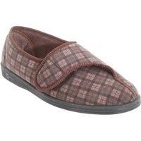 Comfylux Mens Paul  Check Slippers 3 Colours 8 Sizes UK 6-13  DF815