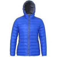 2786 Women/'s Padded Jacket, Multicolour (Red/Navy 000), 14 (Size:Large)