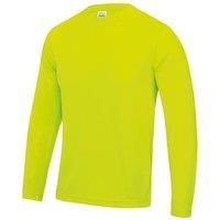 Just Cool Mens Long Sleeve Sports Gym Performance Plain / N/A N/A RW684