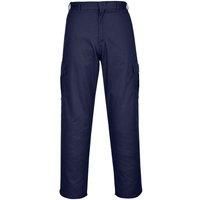 Portwest Men's Combat Work Trousers in Dark Navy | Size: 36R