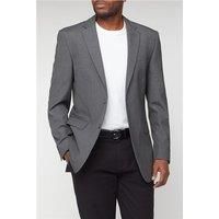 Thomas Nash Grey Narrow Stripe Regular Fit Men's Suit Jacket