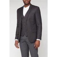 Red Herring Charcoal Twill Slim Fit Men's Suit Jacket