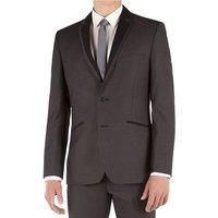 Limehaus Black Prom Contrast Lapel Slim Fit Suit Jacket