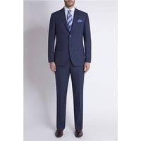 Jeff Banks Stvdio Blue Tonal Check Tailored Fit Men's Suit Jacket