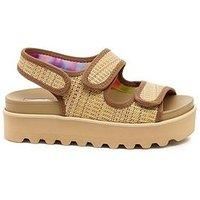 Rocket Dog Womens Balmy Raffia Platform Sandals
