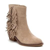 Rocket Dog Yankee Faux Suede Women/'s Taupe Heeled Ankle Boots - UK 6