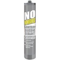 No Nonsense Sanitary Silicone Sealant Manhattan Grey 310ml (5965H)