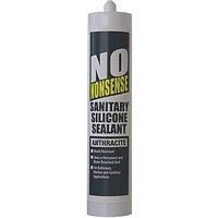 No Nonsense Sanitary Silicone Sealant Anthracite 310ml (9881H)