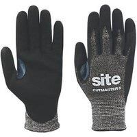 Size 9 Medium Large SITE Cutmaster 5 Nitrile Feam Work Glove Cut Resistant Grip