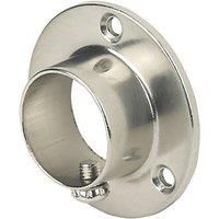 Smith & Locke Rail End Sockets Brushed Nickel 25mm 2 Pack (5008V)