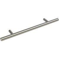 Smith & Locke T Bar Pull Handle Brushed Nickel 128mm (9009V)