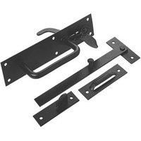 Smith & Locke Gate Latch Black 178mm (6121X)
