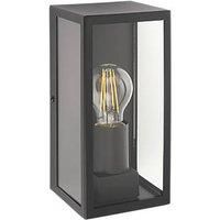 LAP Breton Outdoor Rectangular Frame Lantern Matt Black (234PG)