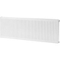 Flomasta Type 21 Double-Panel Plus Single Convector Radiator 500 x 1400mm White 5489BTU (743TG)