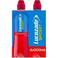 Lucozade Sport Drink Raspberry 4 x 500ml