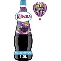 Ribena Blackcurrant Squash No Added Sugar 1.5L