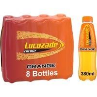 Lucozade Energy Orange 8 x 380ml Multipack