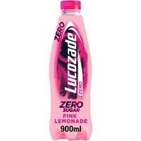 Lucozade Energy Zero Pink Lemonade, 900ml