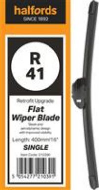 Halfords R41 Wiper Blade - Flat Upgrade - Single