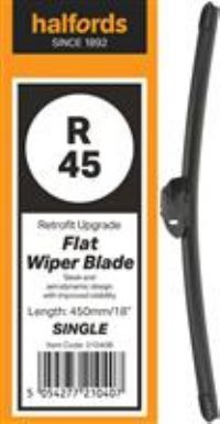 Halfords R45 Wiper Blade  Flat Upgrade  Single