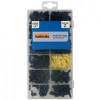 £ ­Halfords Assorted Push Pin Clips