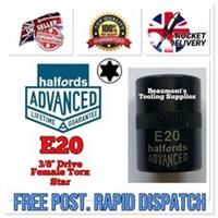 E20 Halfords Advanced Black Edition Torx Female Torx 3/8 Socket Tool FREE POST