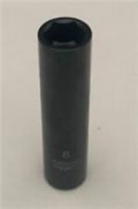 8mm Halfords Advanced Black Edition 6 Point Deep Socket 1/4 Drive *FREE POST*