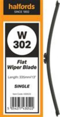Halfords Rear Flat Wiper W302