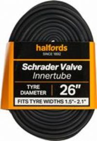 Halfords Schrader Bike Inner Tube 26 Inch X 1.5 Inch - 2.1 Inch
