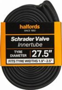 Halfords Schrader Bike Inner Tube 27.5 Inch X 1.9 Inch - 2.5 Inch