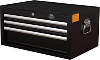 Halfords Advanced 3 Drawer Middle Chest  Black