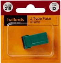 Halfords J Type Slow Blow Fuse 40Amp (Fuse215)