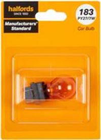 183 Py27/7W Car Bulb Manufacturers Standard Halfords Single Pack