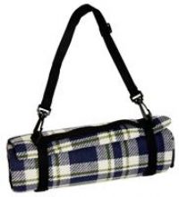 Halfords Waterproof Tartan Picnic Blanket Xl